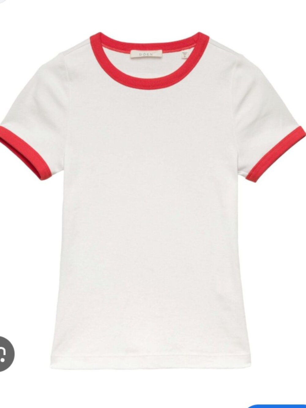 Doen Vivi Tee - small in red and white